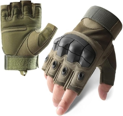 OEM Fingerless Hard Knuckle  Outdoor Tactical Gear Gloves Fingerless