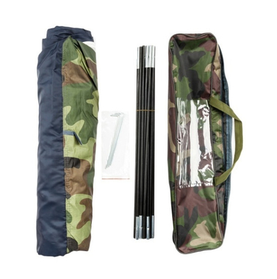 Tactical Camping And Hiking Gear Tent 180T Silver Coated Polyester