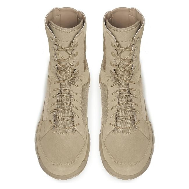 Cordura Nylon Khaki Waterproof Side Zip Tactical Boots EVA Midsole